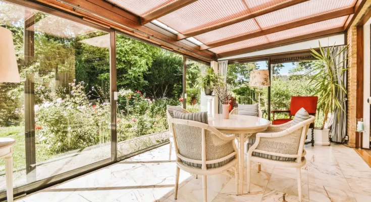 Grande véranda renovée à Rennes