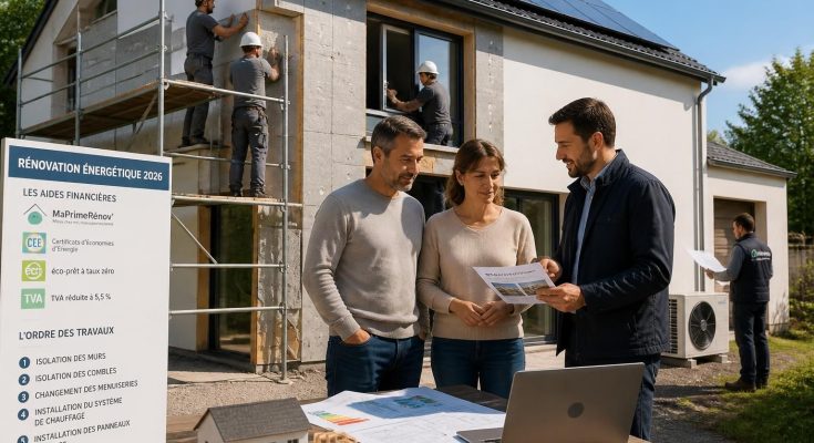 découvrez les aides financières disponibles en 2026 pour la rénovation énergétique et suivez les conseils sur l'ordre optimal des travaux pour maximiser vos économies d'énergie.